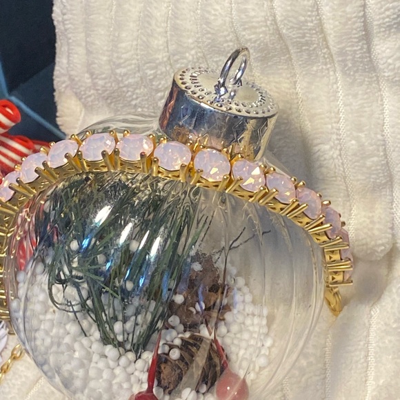 NWT 💎 DESIGNER💎 PINK OPAL IMPRESSION BRACELET TENNIS BEAUTIFUL ARM PARTY - Picture 2 of 7